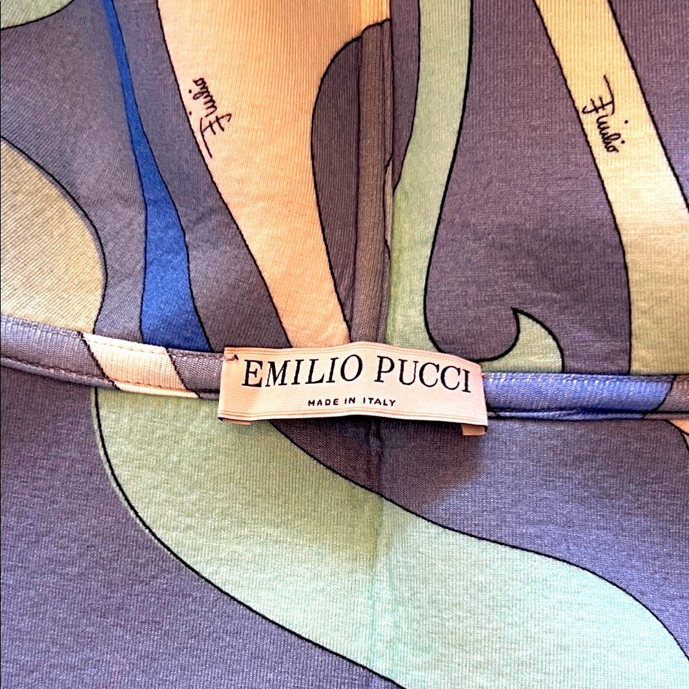Emilio Pucci Marmo-Print Hood New Without Tags - Picture 6 of 8